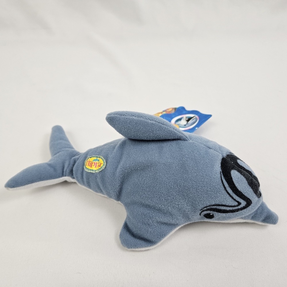 Vtg Flipper Movie Dolphin Bean Bag Plush Stuffed Animal 1996 Toy Biz